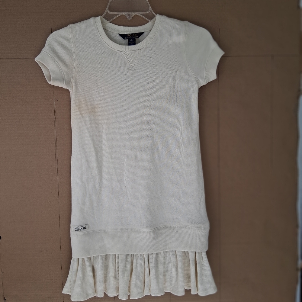Polo Ralph Lauren Girls Tennis Dress Size M(8‐10) Beige